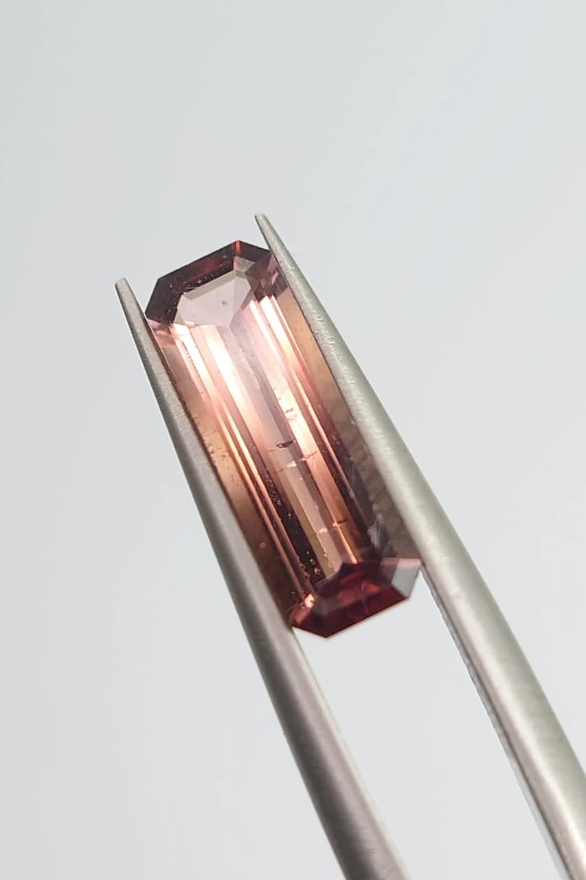 4.4ct Natural Tourmaline Emerald Cut Loose Gemstone From Afghanistan — view 5